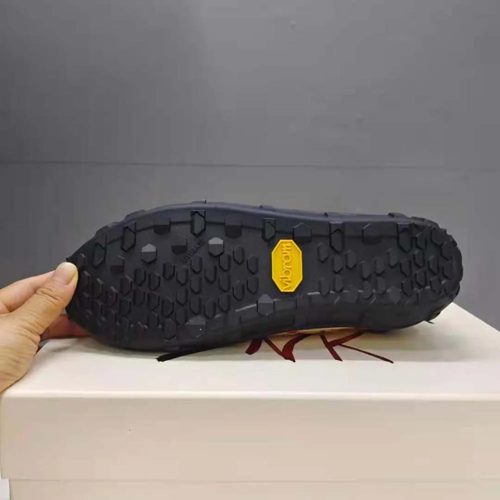 DOLCE GABBANA D&G HOMBRE ZAPATILLAS OLD RUNNER DE MEZCLA DE MATERIALESORO