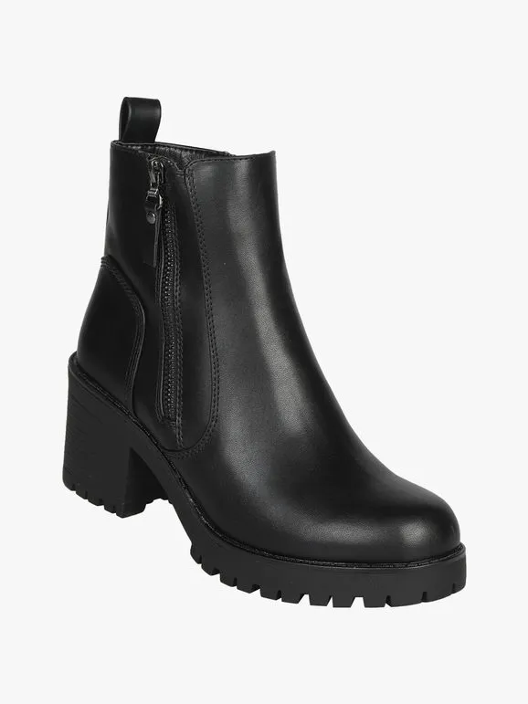 Energy Botines de mujer con tacón y meseta.