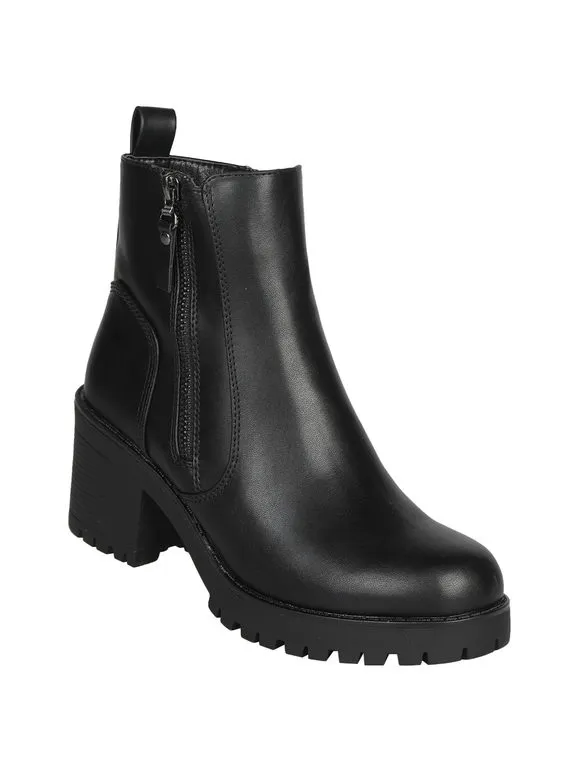 Energy Botines de mujer con tacón y meseta.