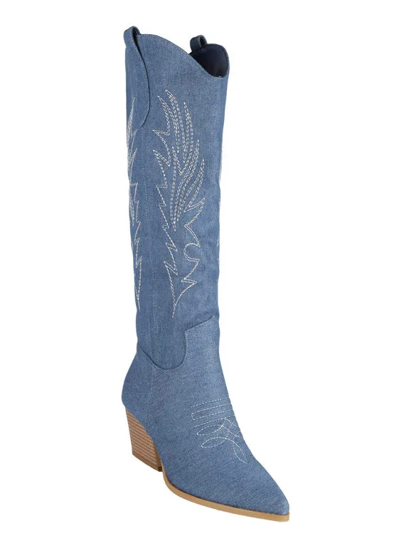 Fiori & Spine Botas tejanas mujer tacón