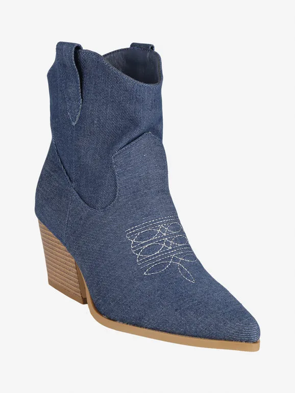 Fiori & Spine Botines texanos mujer tacón