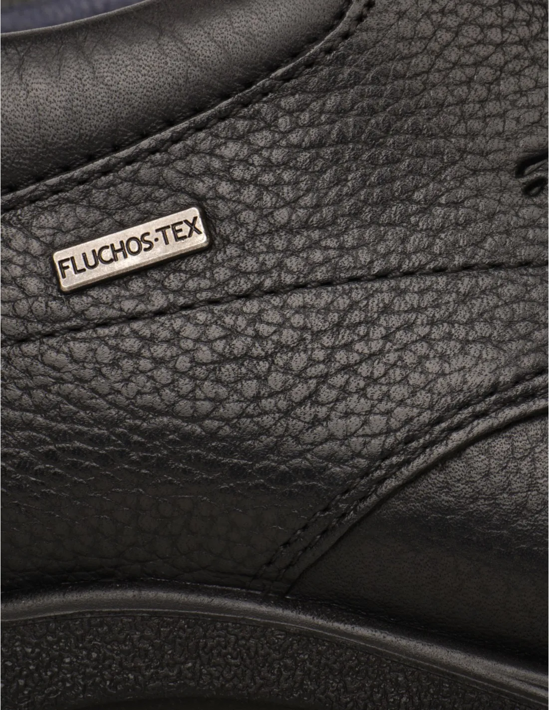FLUCHOS Zapatos Impermeables Cordones Negros
