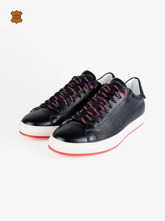 Freetime Zapatillas bajas de piel para hombre.