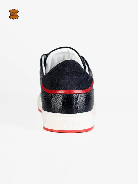 Freetime Zapatillas bajas de piel para hombre.