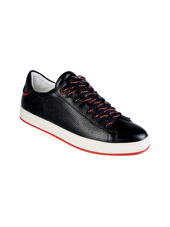 Freetime Zapatillas bajas de piel para hombre.