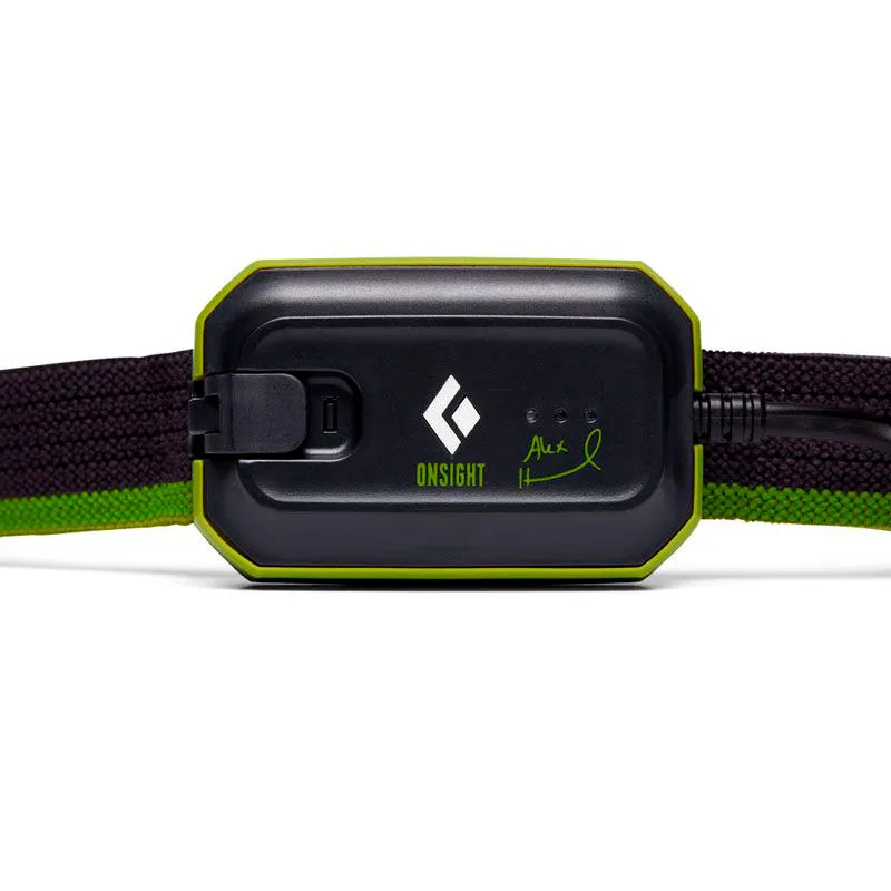 Frontal black diamond Onsight 375 Headlamp Honnold Edition