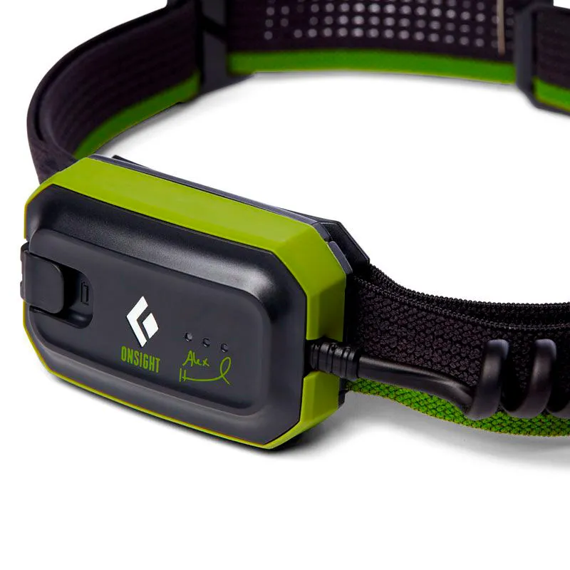 Frontal black diamond Onsight 375 Headlamp Honnold Edition