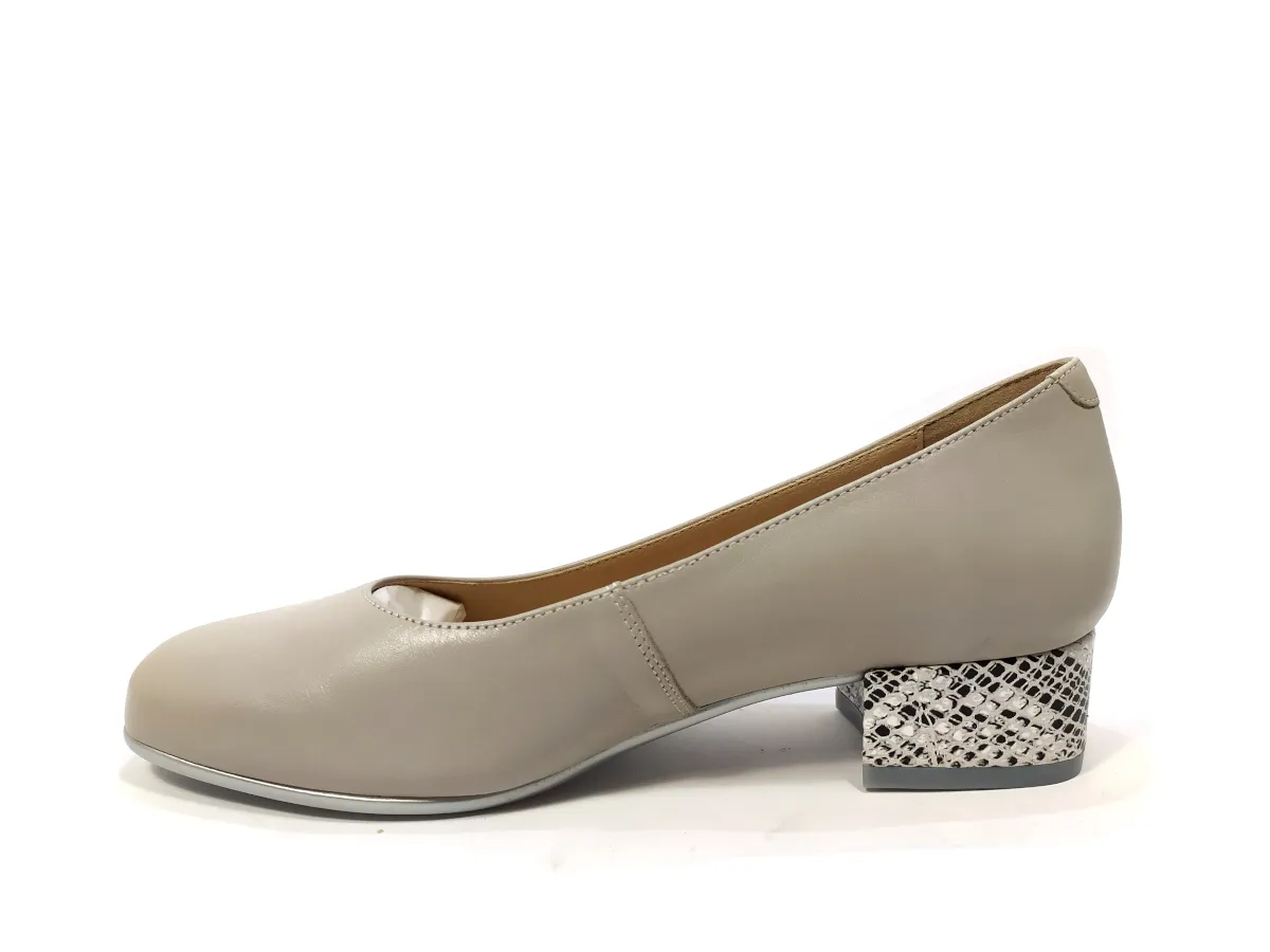 Galiana Salón PE 3cm tacón serp 1850 Gris