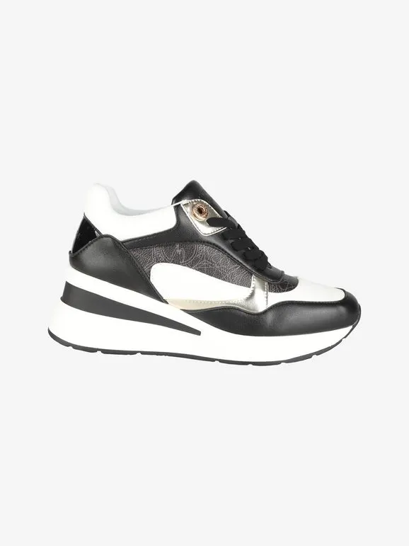 Gattinoni Zapatillas de mujer con cuña y estampados.