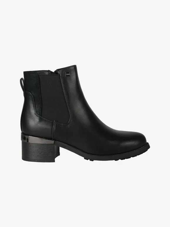 Gian Marco Venturi Botines de mujer con tacón ancho.