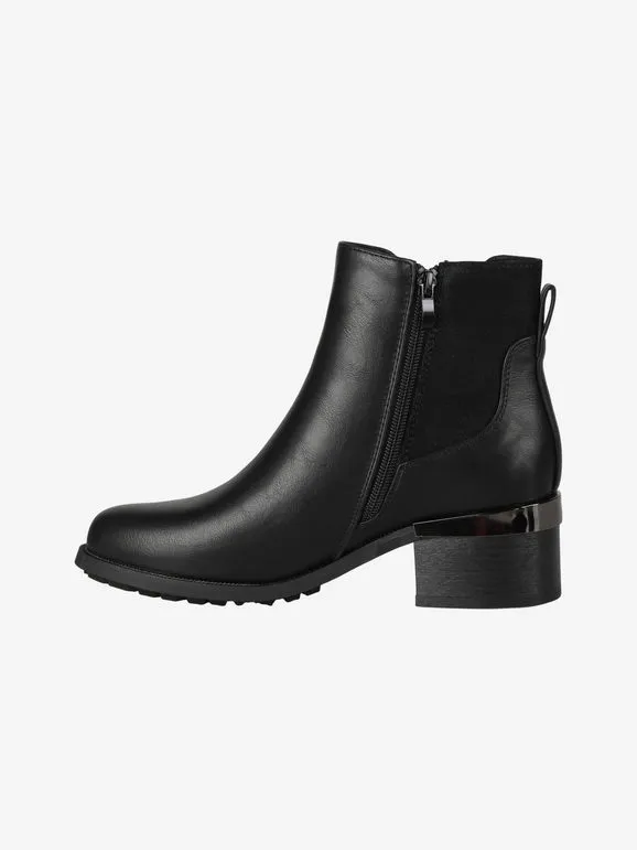 Gian Marco Venturi Botines de mujer con tacón ancho.