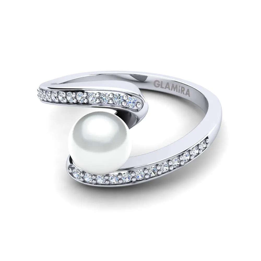 GLAMIRA Anillo Perlina