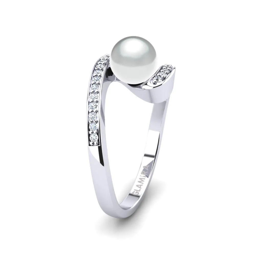 GLAMIRA Anillo Perlina