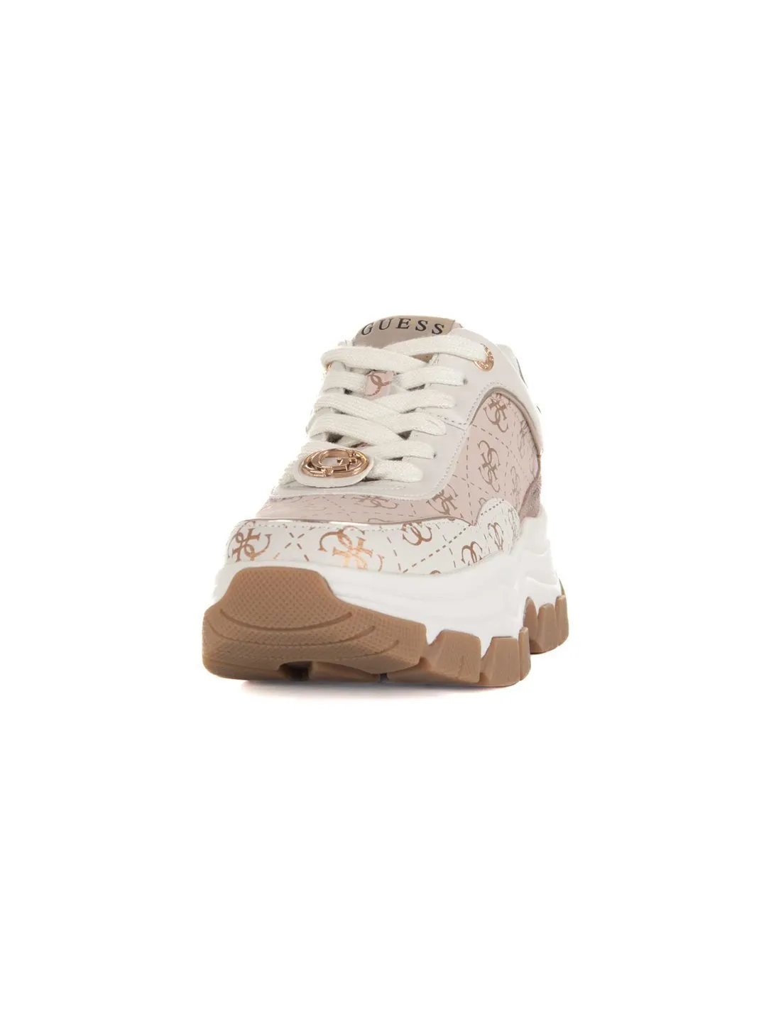 GUESS  ZAPATILLAS ROSA Y BLANCO BERRETT FLTBERFAL12 MUJER