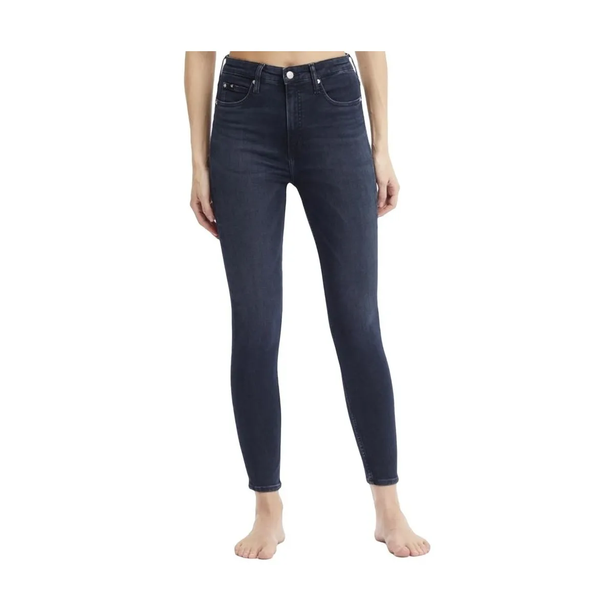 High rise skinny ankle