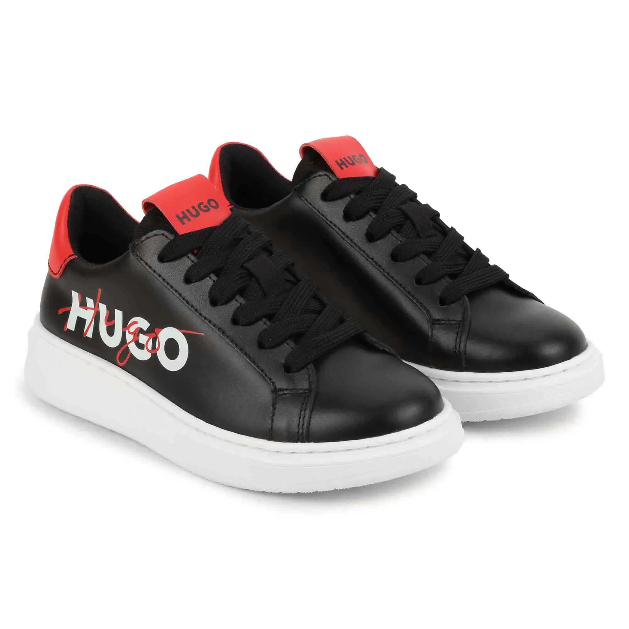 HUGO Deportivas de piel y cordones