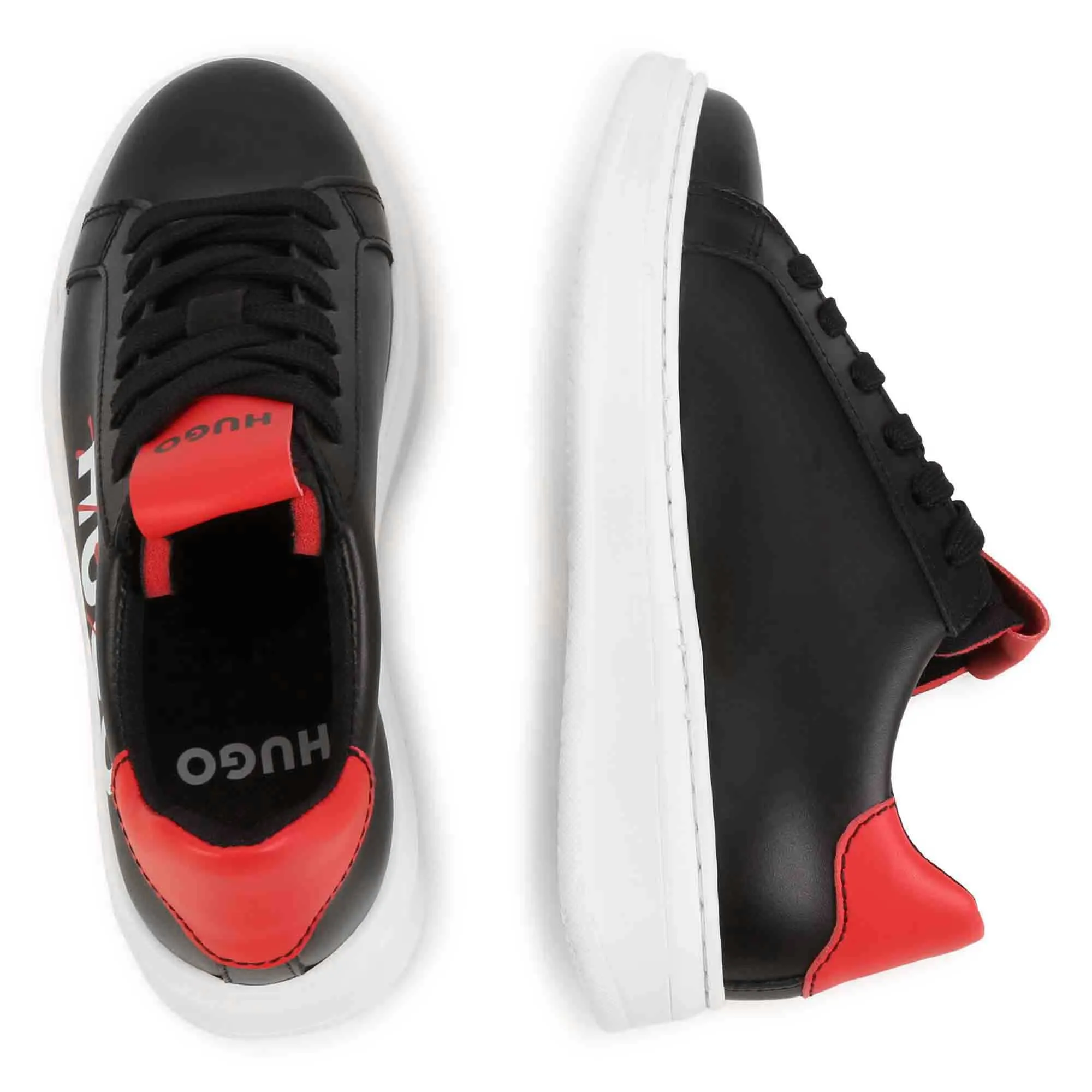 HUGO Deportivas de piel y cordones