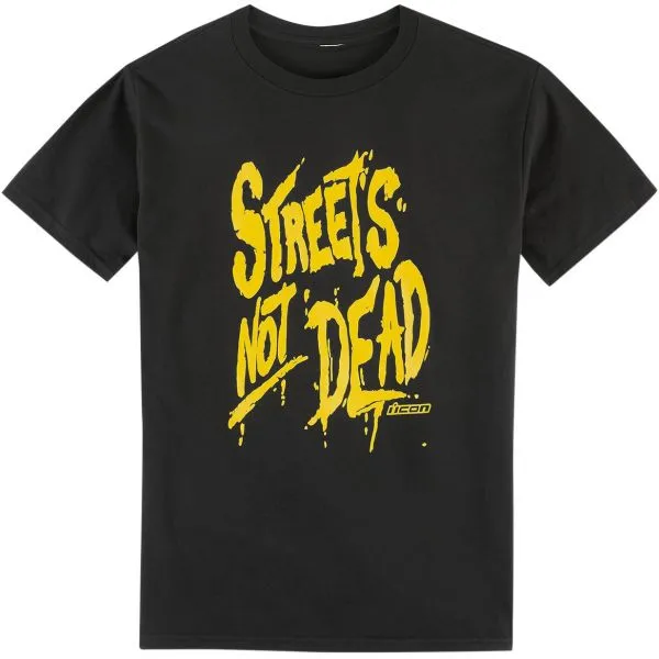 ICON Streets Not Dead Tee Black 