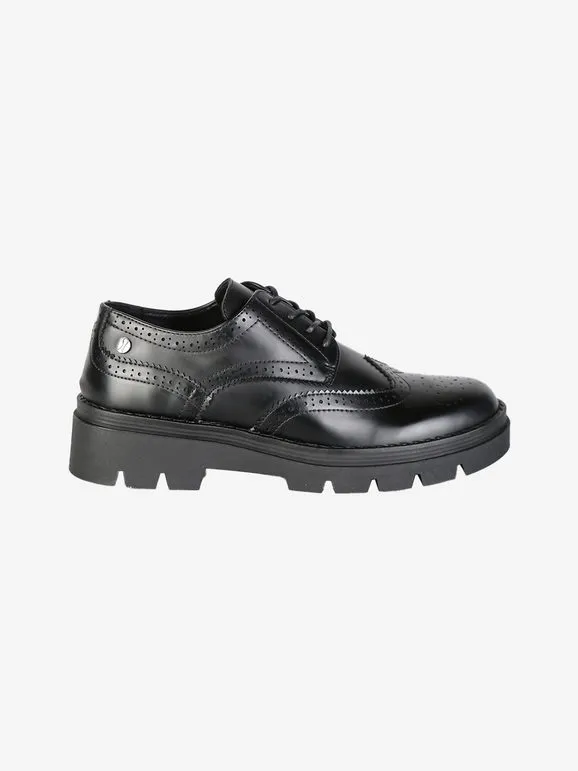 Inblu Oxfords de mujer con cordones y suela alta