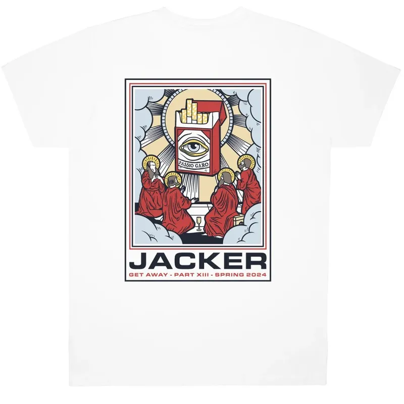 JACKER PASSIO GARO WHITE TEESHIRT