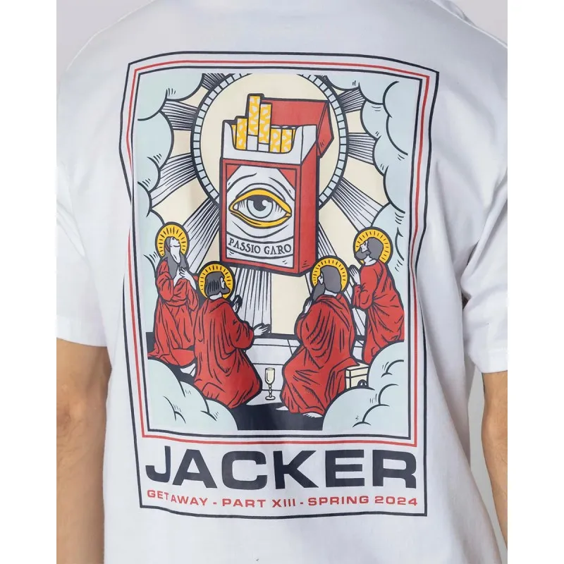 JACKER PASSIO GARO WHITE TEESHIRT