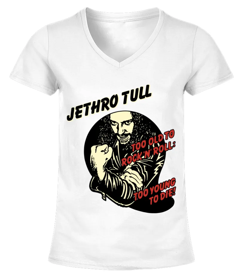 Jethro Tull WT (8) Camiseta cuello pico Mujer