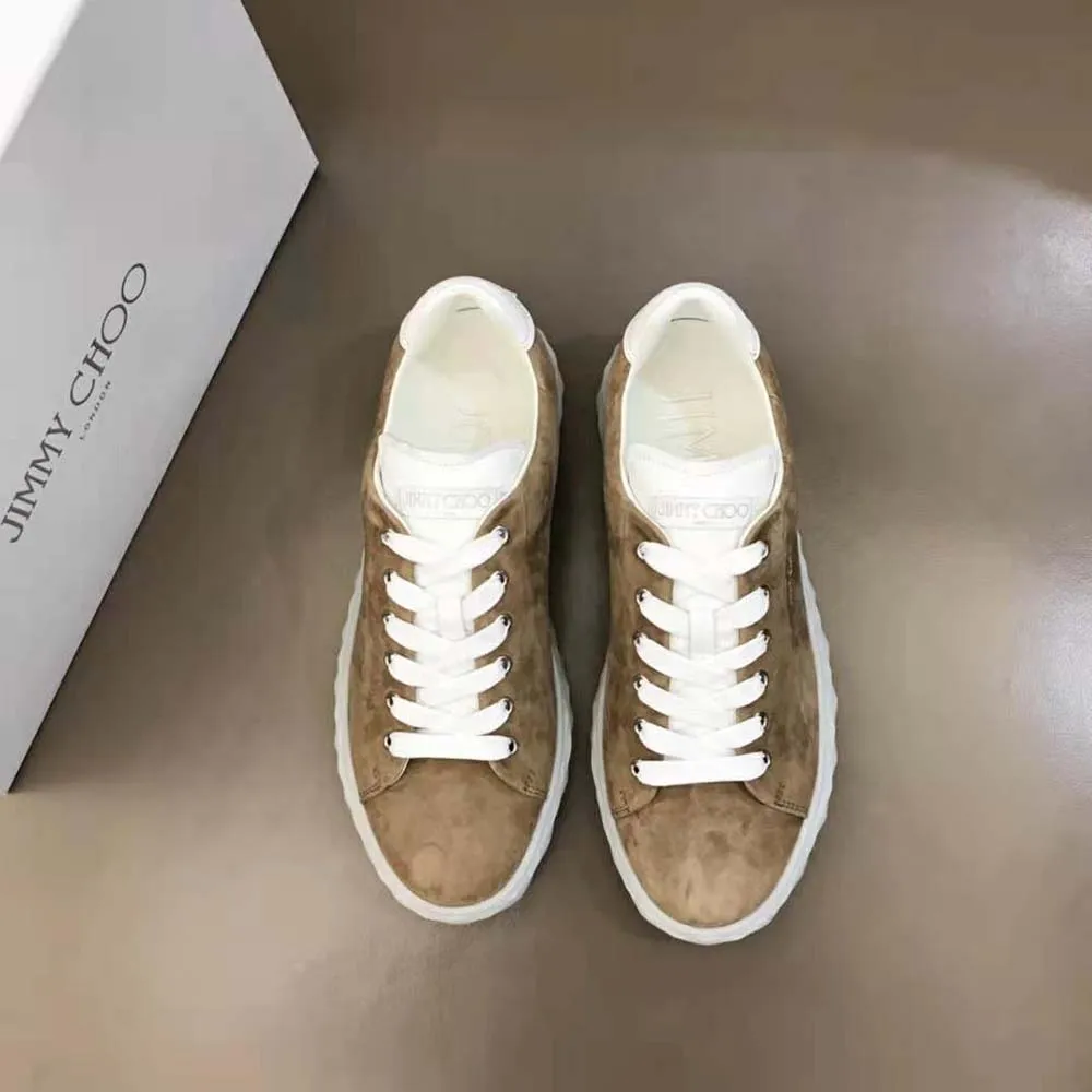Jimmy Choo Zapatillas Bajas Diamond Light/F Sun De Ante Y Napa Sol Mujer