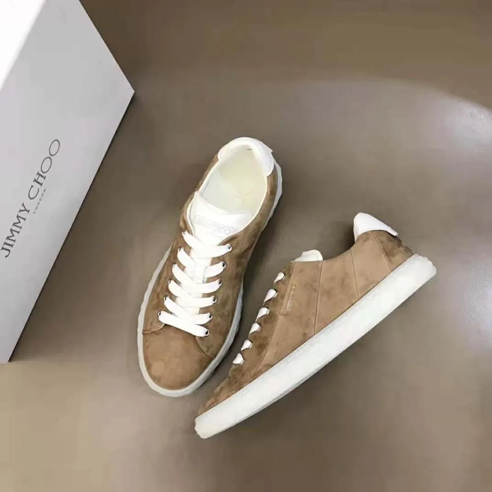Jimmy Choo Zapatillas Bajas Diamond Light/F Sun De Ante Y Napa Sol Mujer