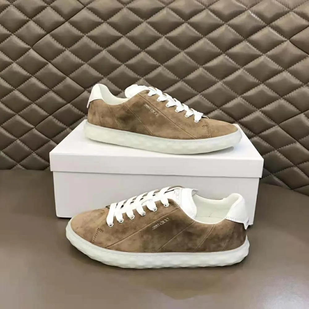 Jimmy Choo Zapatillas Bajas Diamond Light/F Sun De Ante Y Napa Sol Mujer
