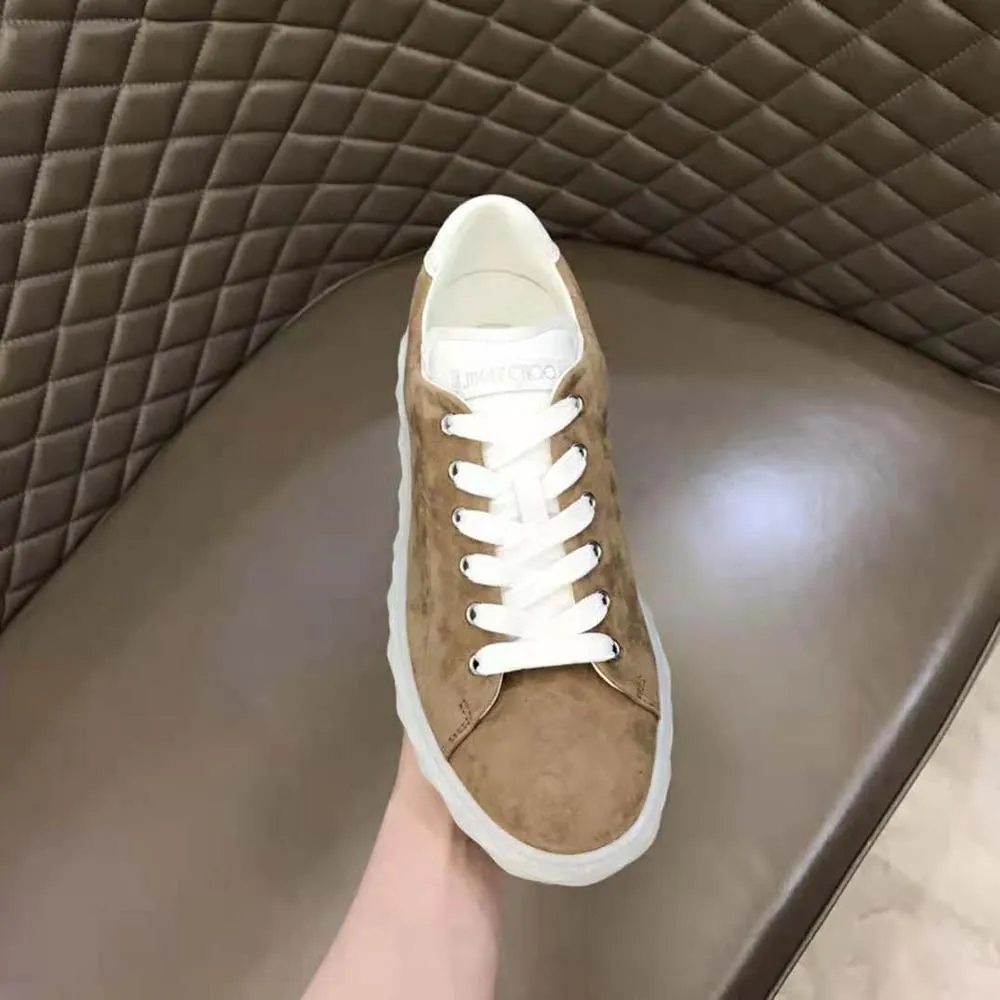 Jimmy Choo Zapatillas Bajas Diamond Light/F Sun De Ante Y Napa Sol Mujer
