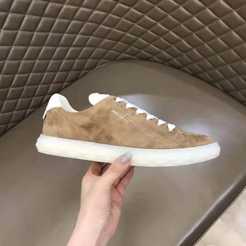 Jimmy Choo Zapatillas Bajas Diamond Light/F Sun De Ante Y Napa Sol Mujer