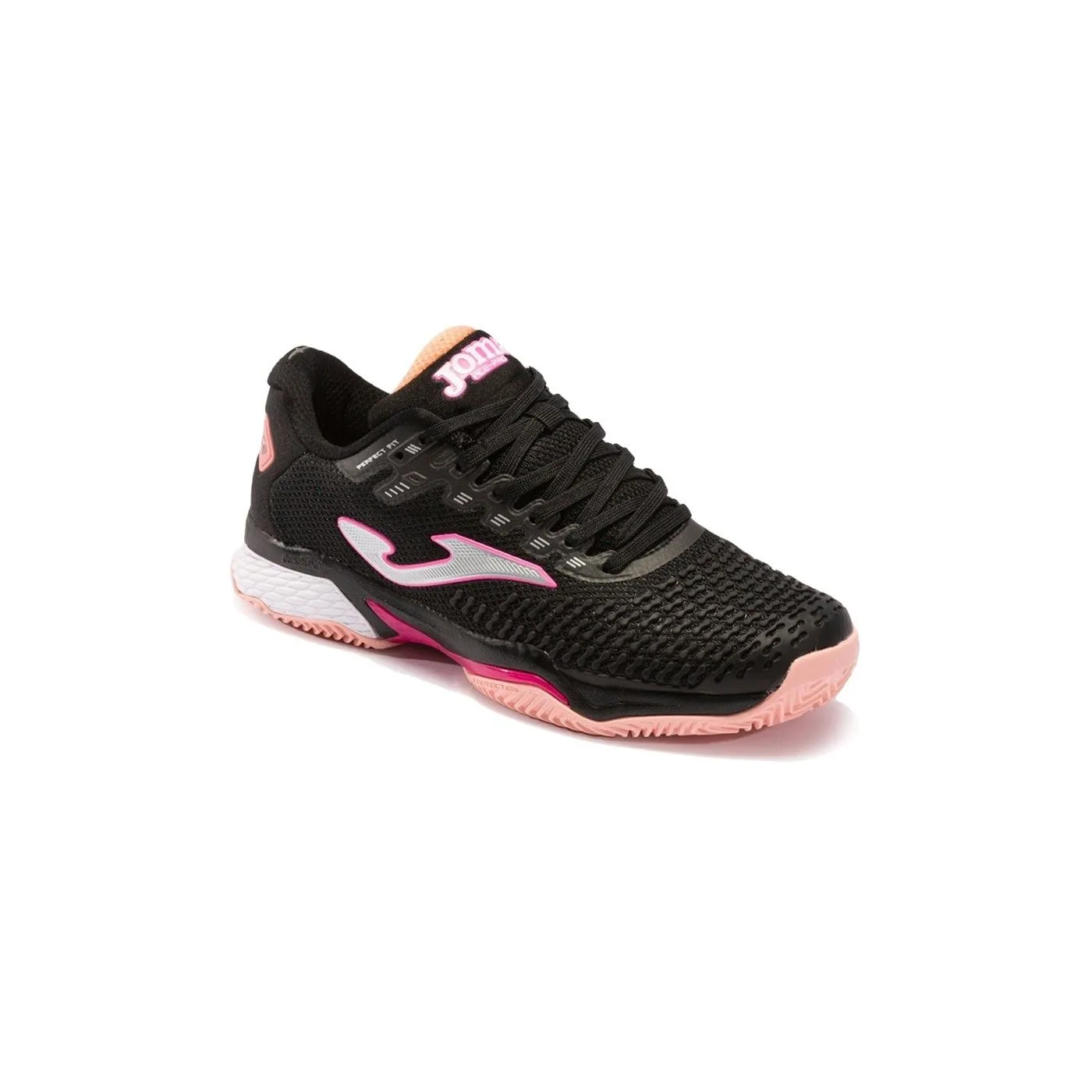 Joma Ace Pro 22 Clay Negro Rosa Mujer