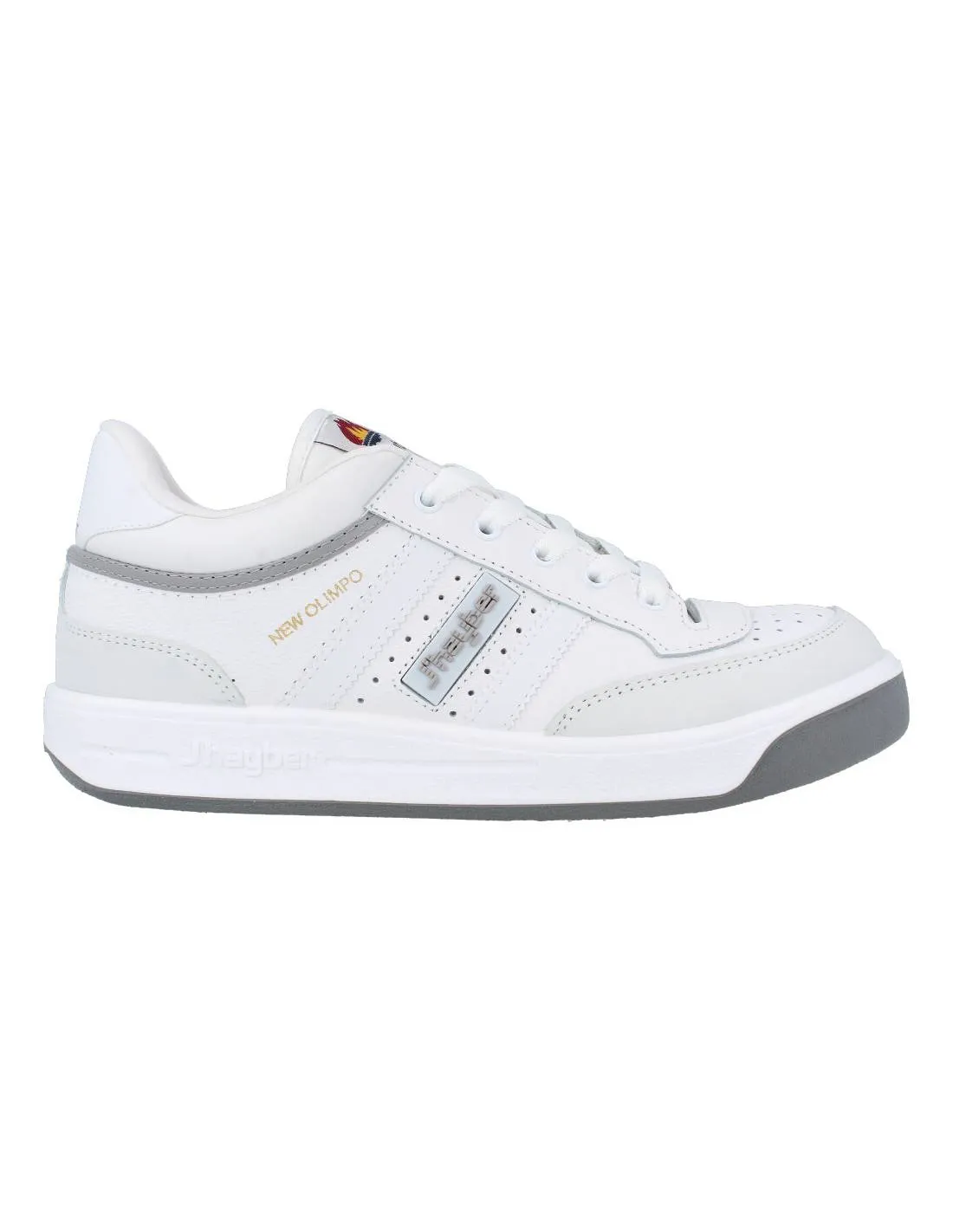 J´HAYBER  ZAPATILLAS CLáSICAS NEW OLIMPO BLANCO Y GRIS