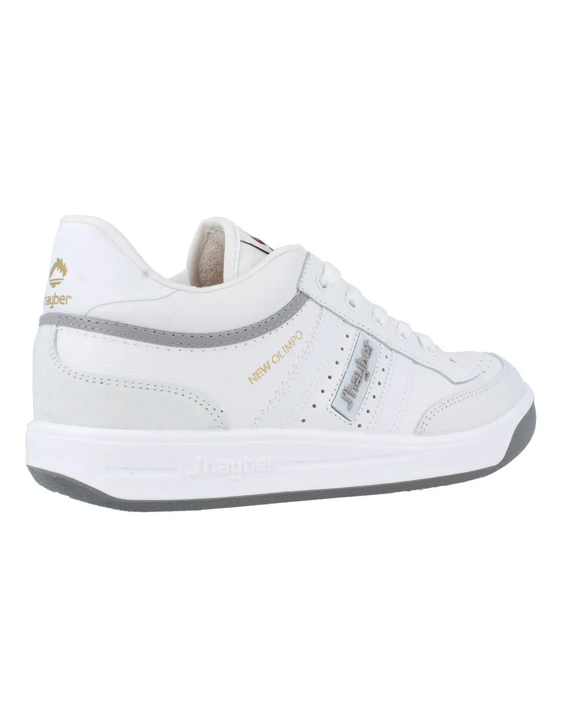 J´HAYBER  ZAPATILLAS CLáSICAS NEW OLIMPO BLANCO Y GRIS