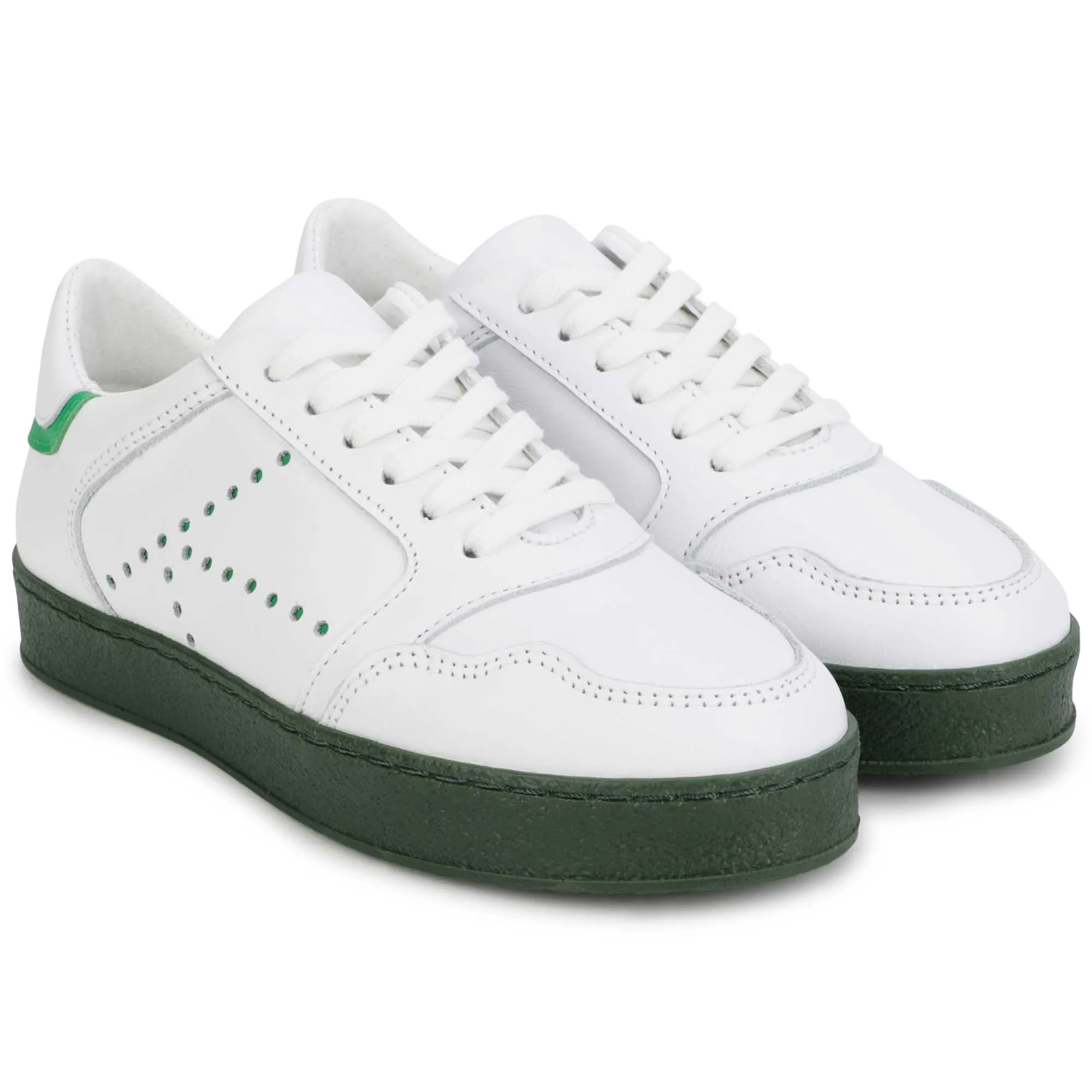KENZO KIDS Deportivas de piel y cordones