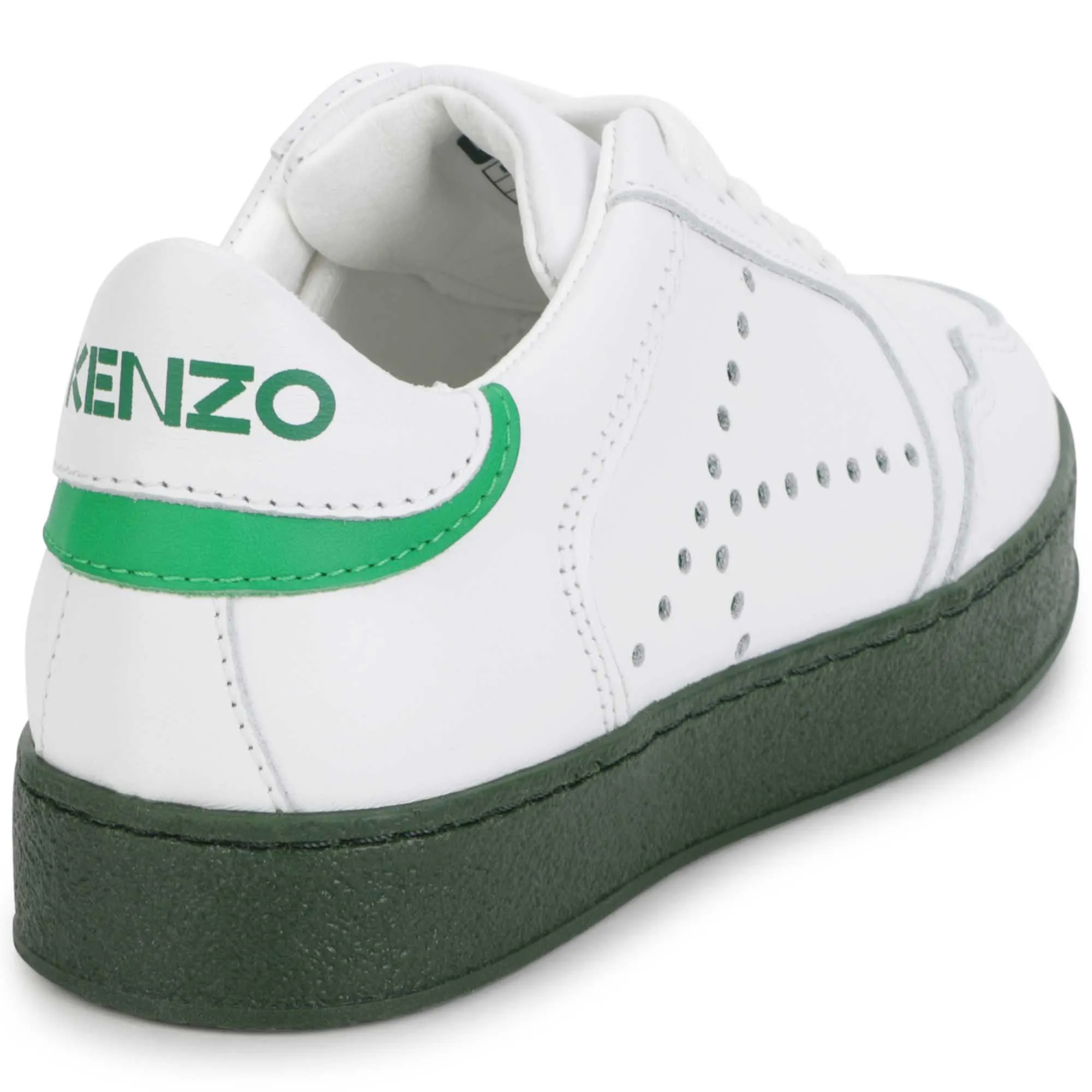 KENZO KIDS Deportivas de piel y cordones