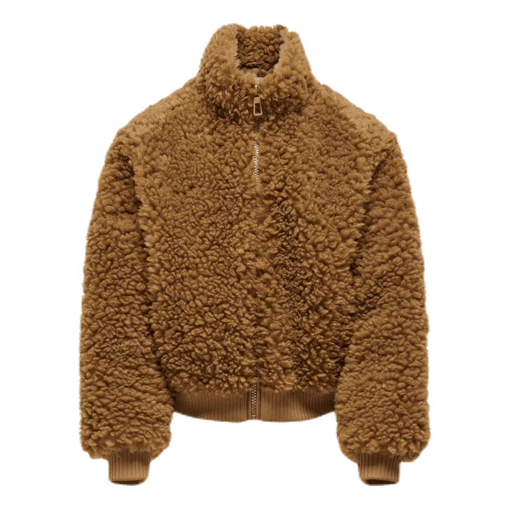 Kids Only Ellie Sherpa Bomber Brown