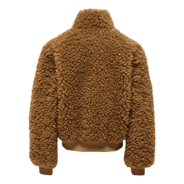 Kids Only Ellie Sherpa Bomber Brown