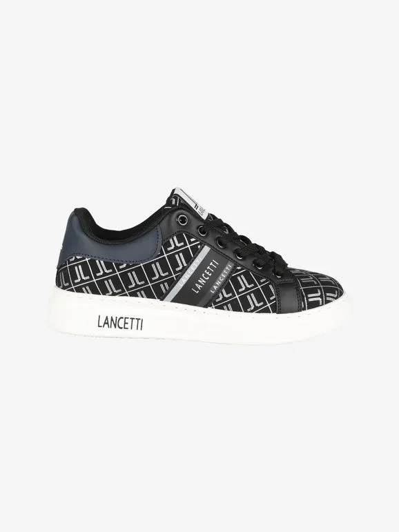Lancetti Zapatillas de mujer con cordones y logo.