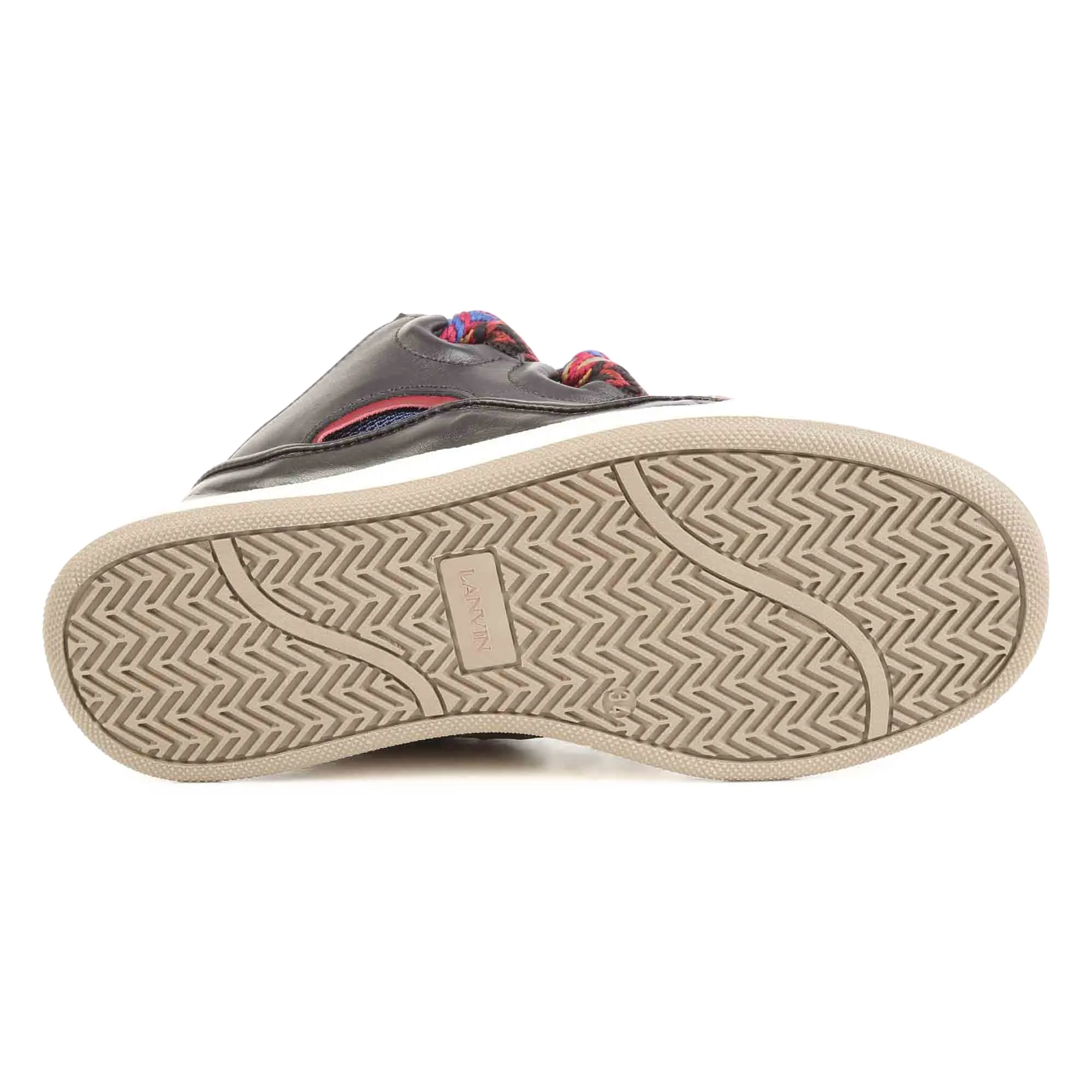 LANVIN Deportivas de piel y cordones