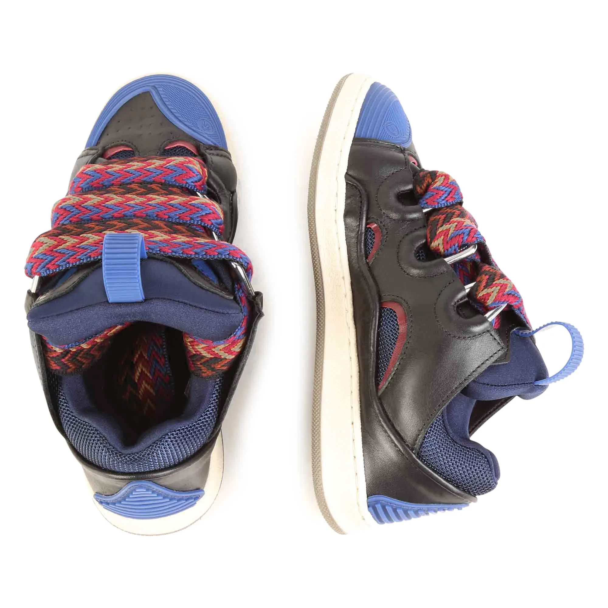 LANVIN Deportivas de piel y cordones