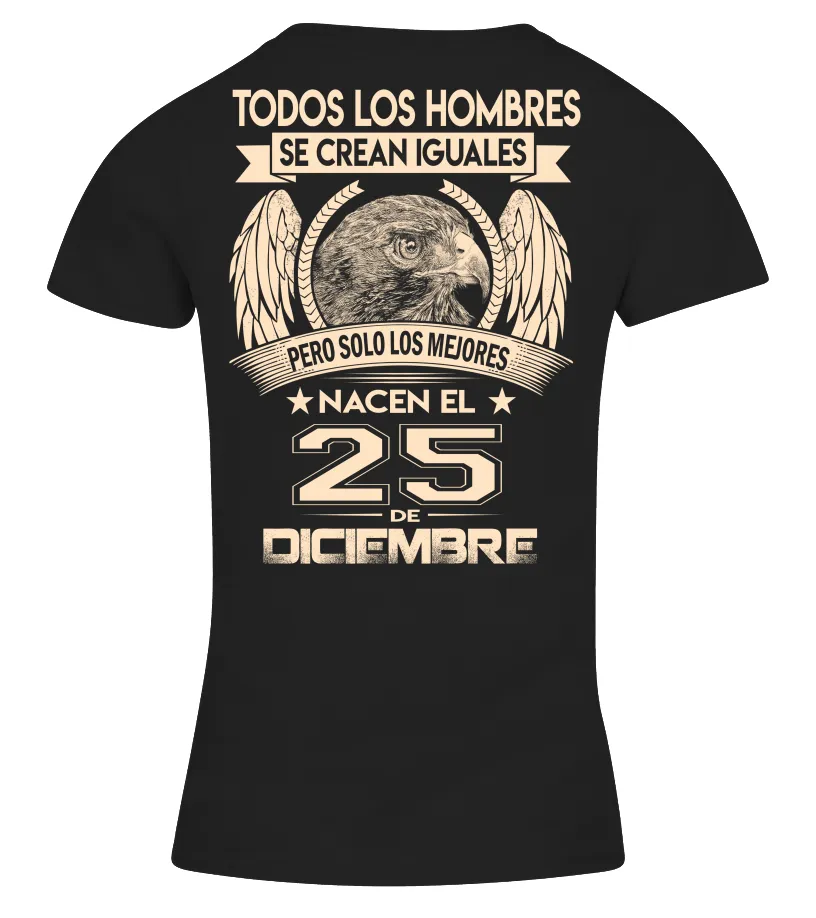 Las reinas nacen en Diciembre Camiseta cuello pico Mujer