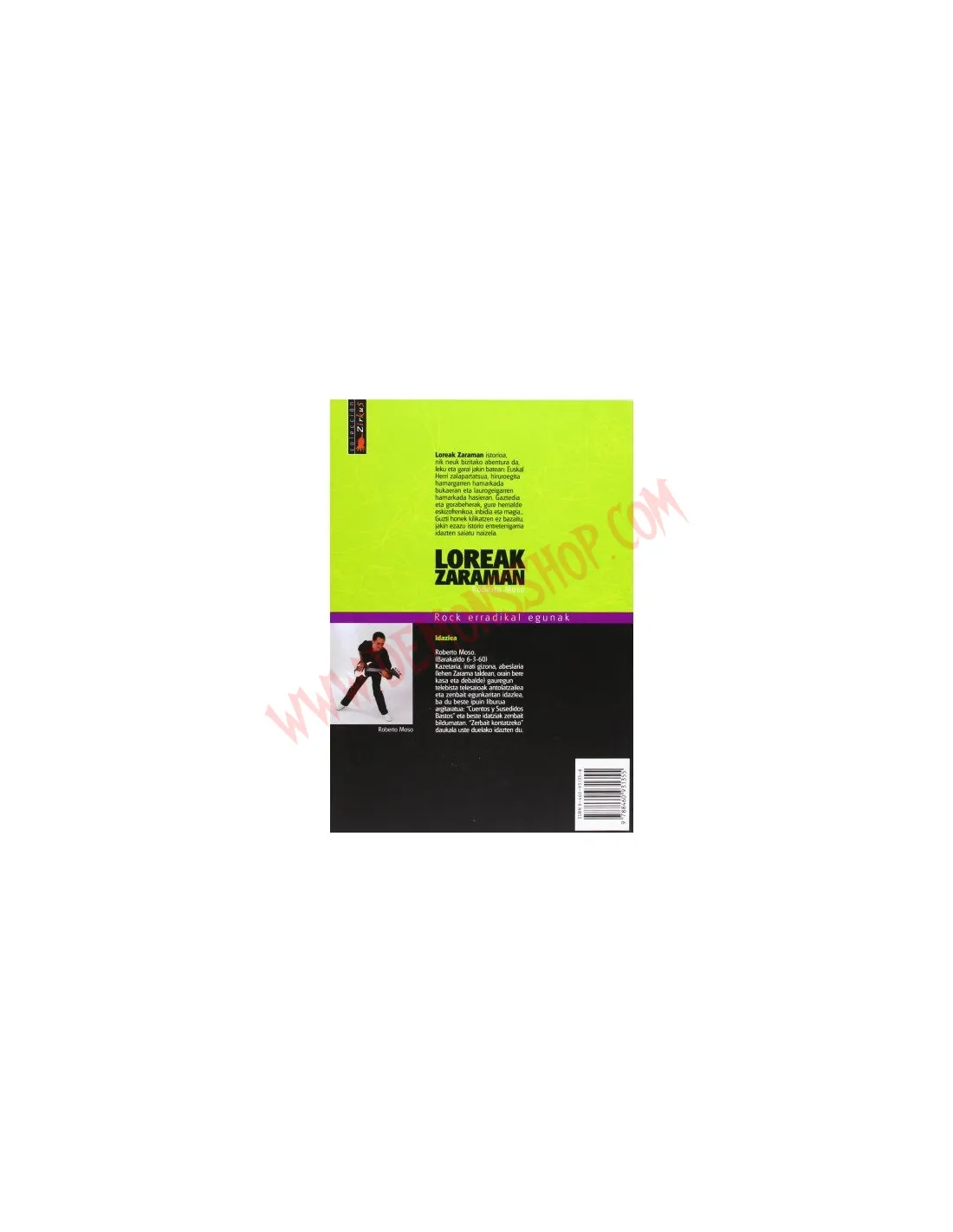 Libro Loreak Zaraman (Rock Erradikal Egunak)