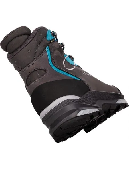 LOWA Botas Mauria Evo GTX Mujer Anthracite/Turquoise