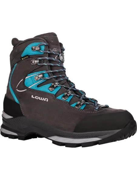 LOWA Botas Mauria Evo GTX Mujer Anthracite/Turquoise