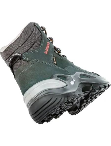LOWA Botas Renegade GTX Mid Mujer Anthracite/Mandarin