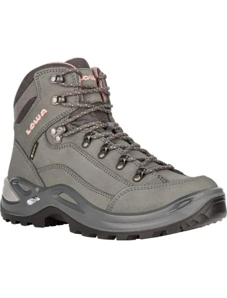 LOWA Botas Renegade GTX Mid Mujer Graphite/Rosè