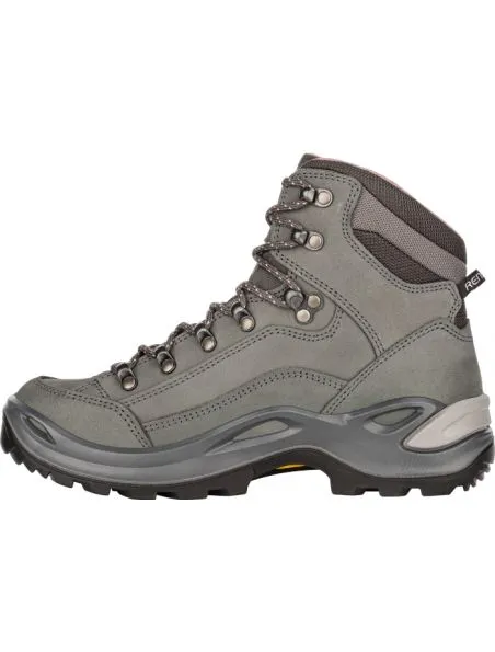 LOWA Botas Renegade GTX Mid Mujer Graphite/Rosè