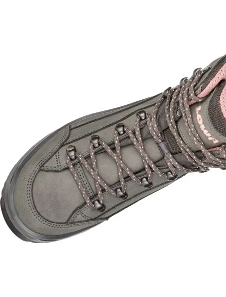 LOWA Botas Renegade GTX Mid Mujer Graphite/Rosè