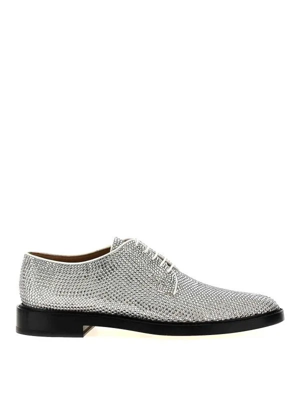 MAISON MARGIELA ZAPATOS CON CORDONES  PLATA